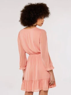 Crinkle Chiffon Wrap Mini Dress -Out Shino Sales Store 5051839703766 3