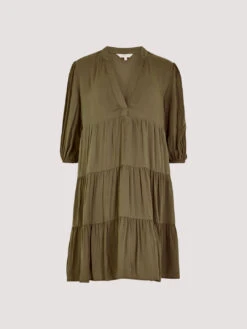 Herringbone Tiered Mini Dress -Out Shino Sales Store 5051839704411 cutout