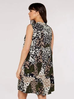 Animal Patchwork Mini Dress -Out Shino Sales Store 5051839704749 3