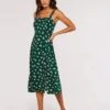 Floral Split Sun Midi Dress
