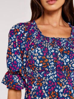 Ditsy Milkmaid Mini Dress -Out Shino Sales Store 5051839706811 2