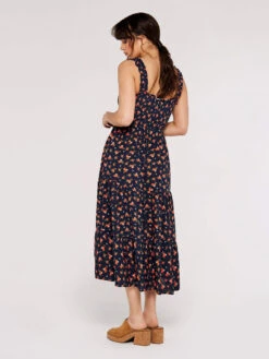 Ditsy Smocked Midi Dress -Out Shino Sales Store 5051839707023 3