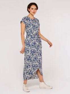 Brushstroke Print Midi Dress -Out Shino Sales Store 5051839707160 2