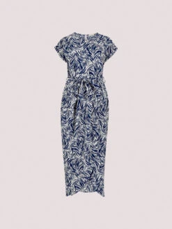 Brushstroke Print Midi Dress -Out Shino Sales Store 5051839707160 cutout