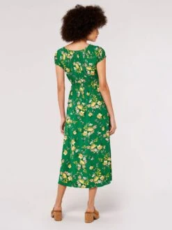 Floral Milkmaid Midi Dress -Out Shino Sales Store 5051839708495 3