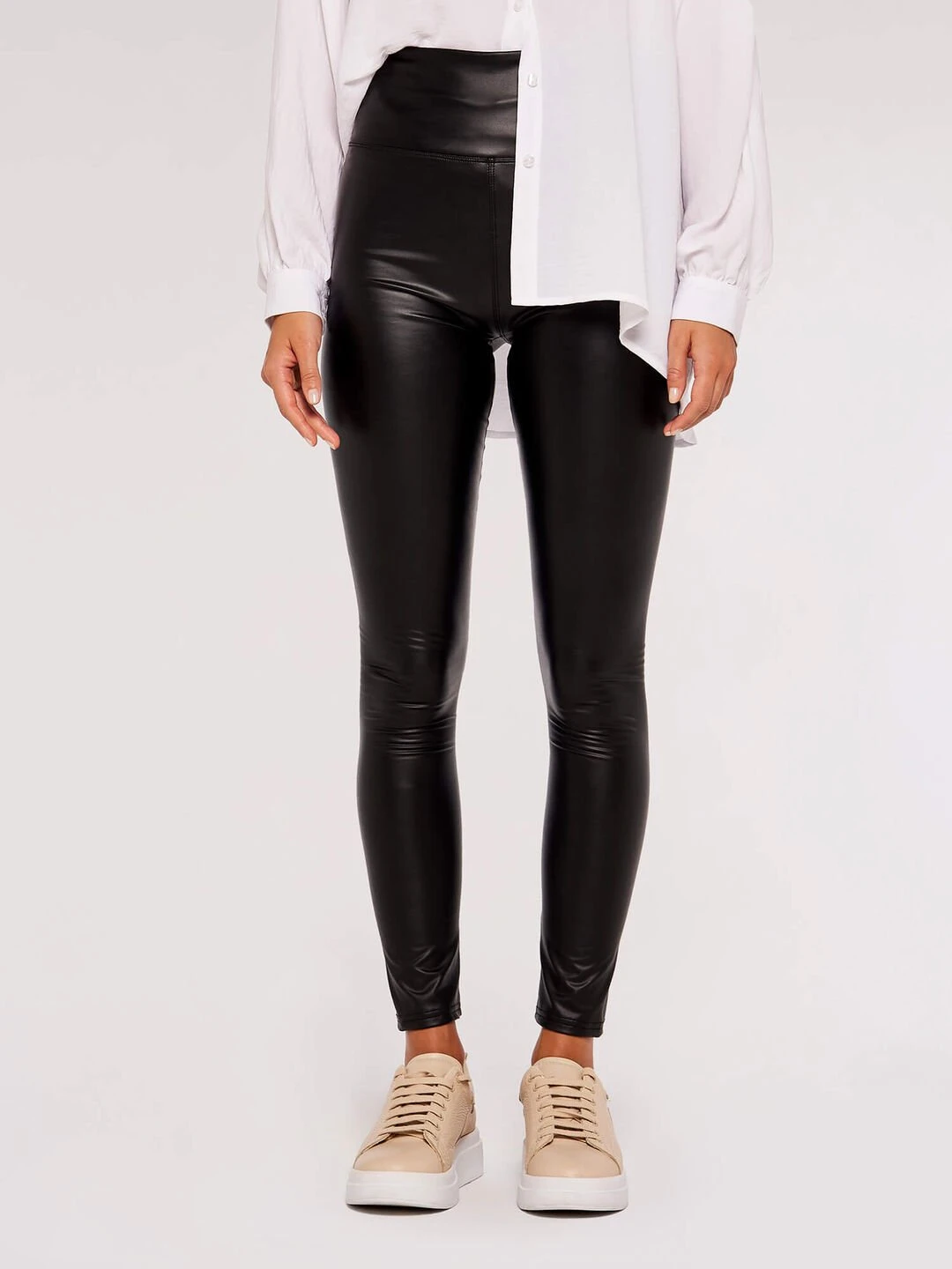 Leather Look Leggings 1 Leather Look Leggings