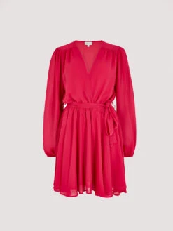 Chiffon Wrap Mini Dress -Out Shino Sales Store 5051839712669 cutout