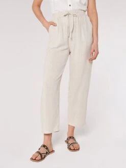Linen Palazzo Trousers