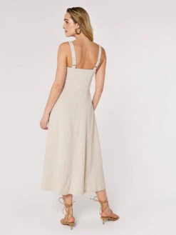 Panel Linen Midi Dress -Out Shino Sales Store 5051839713291 4