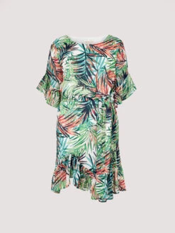 Painterly Tropical Mini Dress -Out Shino Sales Store 5051839714441 cutout