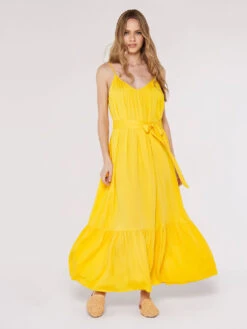 Twill Cami Maxi Dress