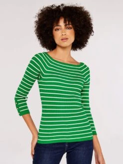 Stripe Ribbed Jumper