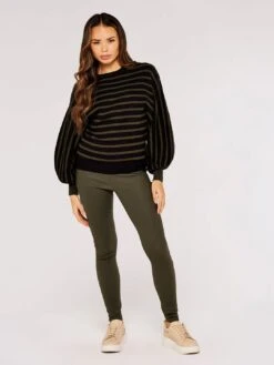 Stripe Rib Boxy Jumper -Out Shino Sales Store 5051839716605 2