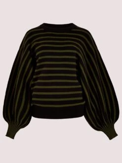 Stripe Rib Boxy Jumper -Out Shino Sales Store 5051839716605 cutout