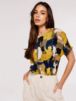 Paint Squares Oversize Top