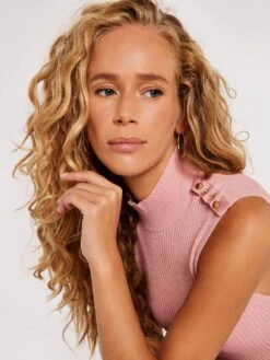 Stud Shoulder Knitted Vest -Out Shino Sales Store 5051839719316 3