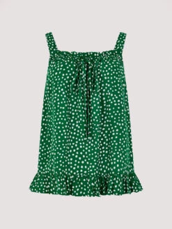 Polkadot Ruffle Cami Top -Out Shino Sales Store 5051839721043 cutout