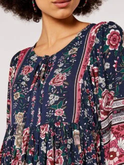 Folk Border Mini Dress -Out Shino Sales Store 5051839721685 4