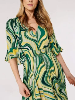 Retro Swirl Maxi Dress -Out Shino Sales Store 5051839721753 2