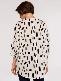 Geometric Print Oversized Blouse -Out Shino Sales Store 5051839723214 1
