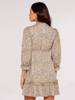 Ditsy Puff Sleeve Mini Dress -Out Shino Sales Store 5051839724839 3