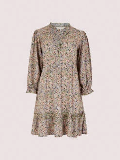 Ditsy Puff Sleeve Mini Dress -Out Shino Sales Store 5051839724839 cutout