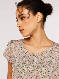 Watercolour Tulip Sleeve Top -Out Shino Sales Store 5051839724969 2