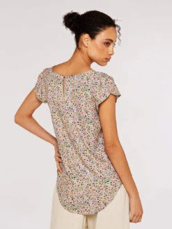 Watercolour Tulip Sleeve Top -Out Shino Sales Store 5051839724969 3