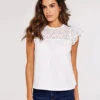 Cutwork Jersey Blouse