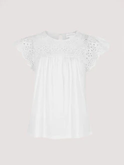 Cutwork Jersey Blouse -Out Shino Sales Store 5051839729049 cutout