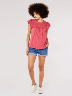 Cutwork Jersey Blouse -Out Shino Sales Store 5051839729117 2