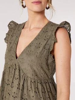 V-Neck Anglaise Mini Dress -Out Shino Sales Store 5051839732117 2