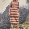 Ombre Knitted Midi Dress