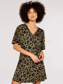 Animal Print Mini Dress