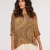 Moroccan Mandala Oversize Top