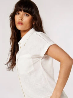 Linen Button Top -Out Shino Sales Store 5051839737174 2