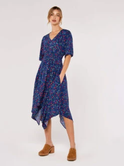 Hanky Hem Midi Dress