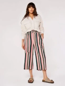 Vertical Stripe Culottes -Out Shino Sales Store 5051839738577 4