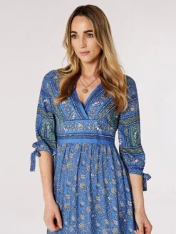 Sarasa Border Maxi Dress -Out Shino Sales Store 5051839741256 2