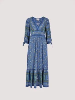 Sarasa Border Maxi Dress -Out Shino Sales Store 5051839741256 cutout