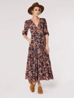 Paisley Tiered Midi Dress -Out Shino Sales Store 5051839741393 3