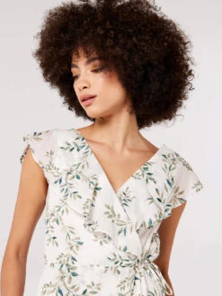 Leaf Ruffle Midi Dress -Out Shino Sales Store 5051839741775 1