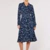 Meadow Floral Midi Dress