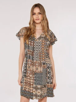 Ikat Tribal Mini Dress