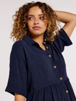 Babydoll Shirt Mini Dress -Out Shino Sales Store 5051839748590 2