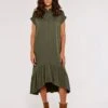 Boxy Tiered Midi Dress