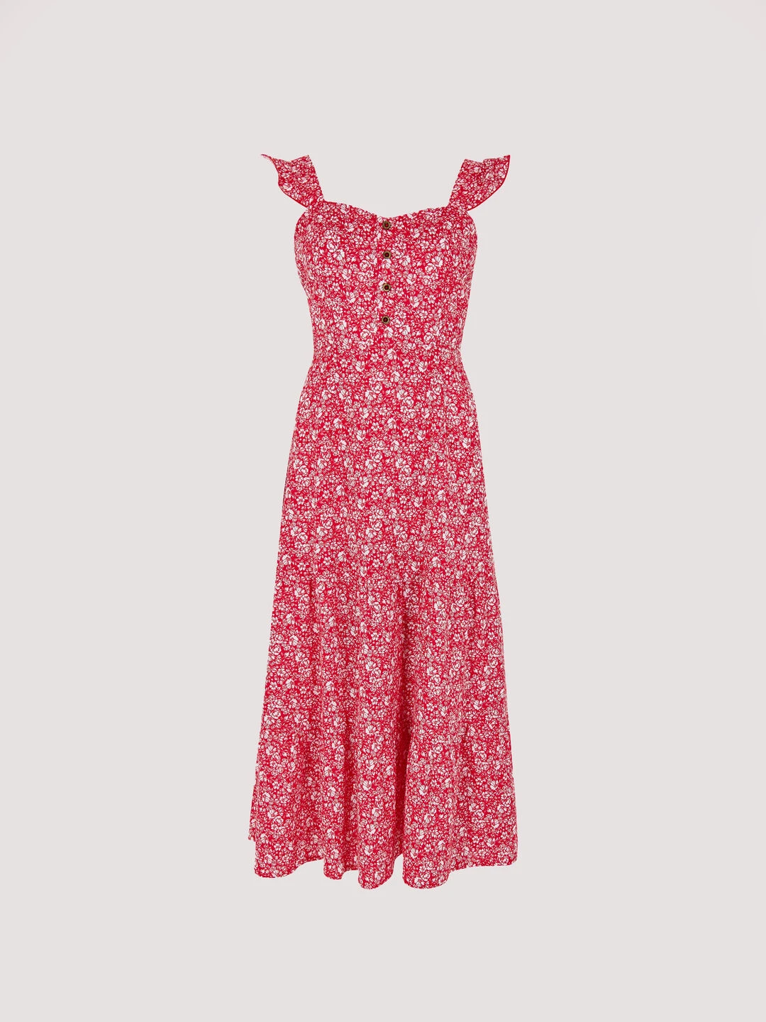 Printed Strap Midi Dress 5 Printed Strap Midi Dress - Image 5