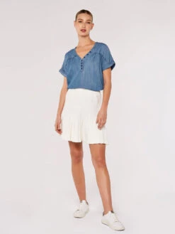 Denim Button Through Tee -Out Shino Sales Store 5051839751507 3