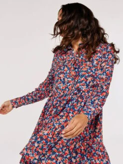 Ditsy Shirt Mini Dress -Out Shino Sales Store 5051839752122 2