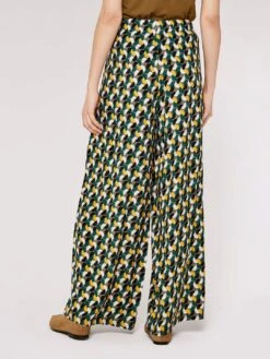 Printed Wide Leg Trousers -Out Shino Sales Store 5051839752337 3